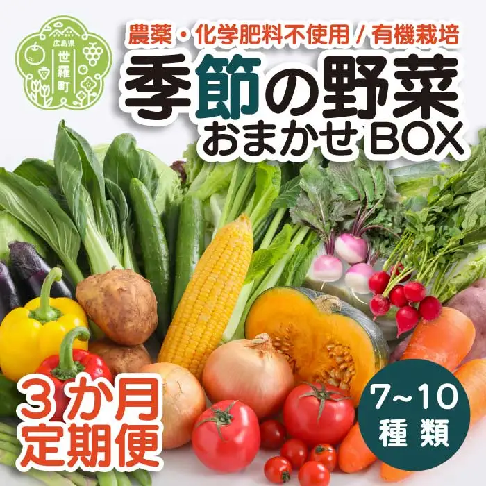【3か月】季節の野菜詰め合わせセット 7～10類 A079-02