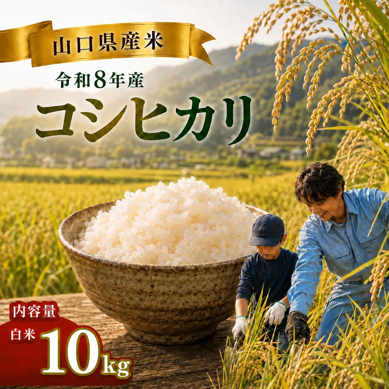 令和8年度産 山口県産 コシヒカリ 10㎏ 