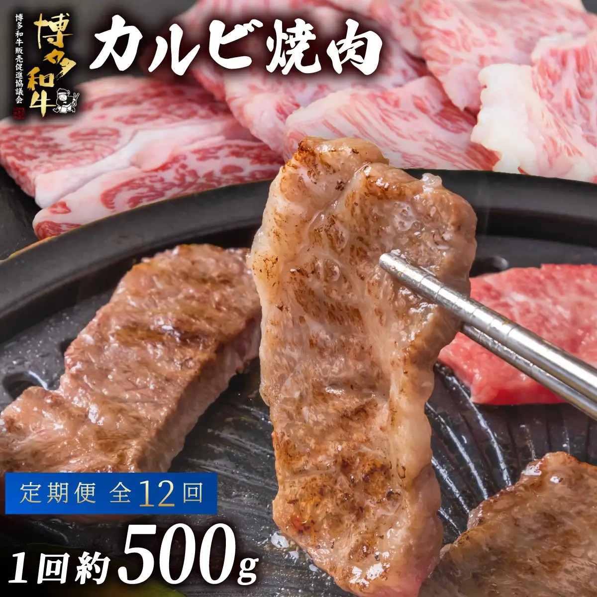 ≪定期便・全12回≫博多和牛 肩ロース焼肉