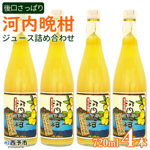 黒田農園直送 西宇和産河内晩柑ジュース4本セット MKN0008