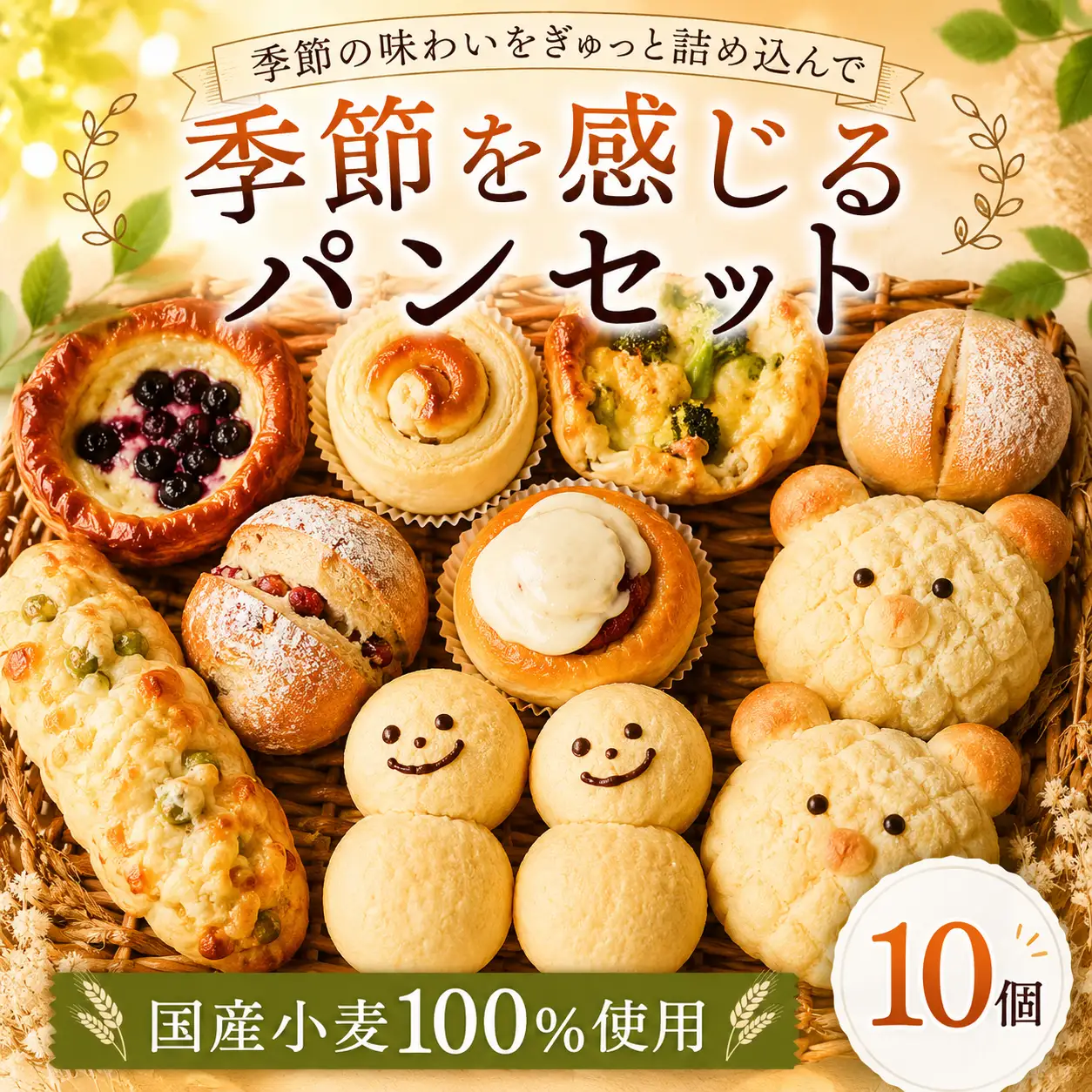 季節のパンセット 10個 パン パン パン パン