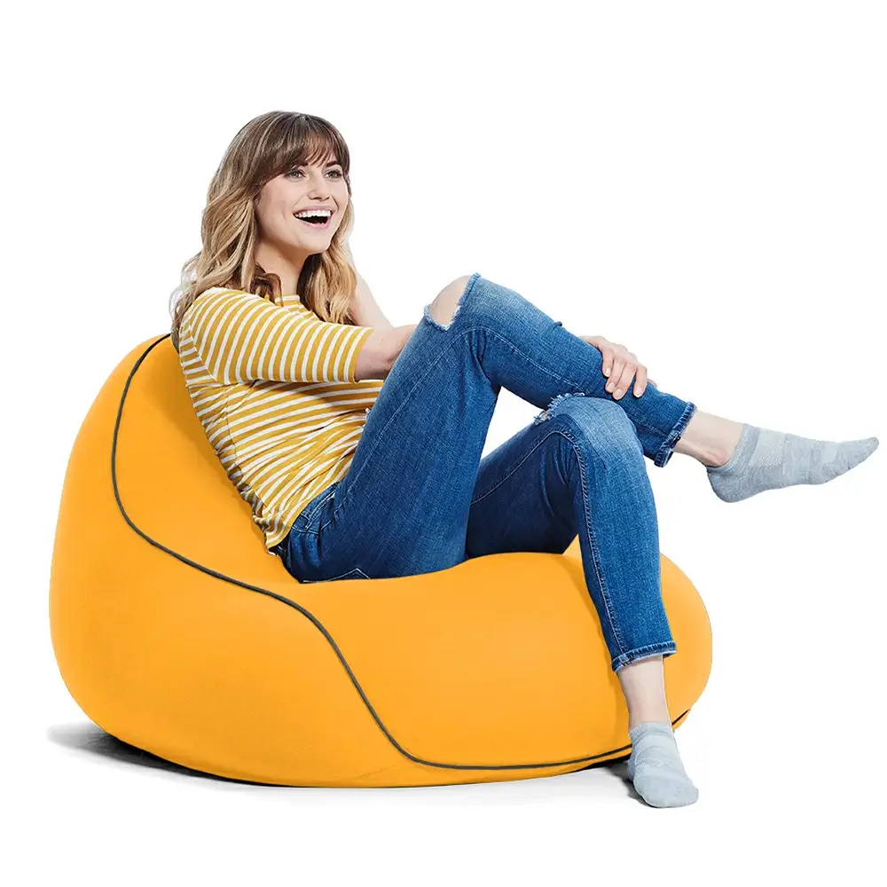 ビーズクッション Yogibo LounGer (ヨギボー ラウンジャー) アンバーゴールド [M343-2AG]