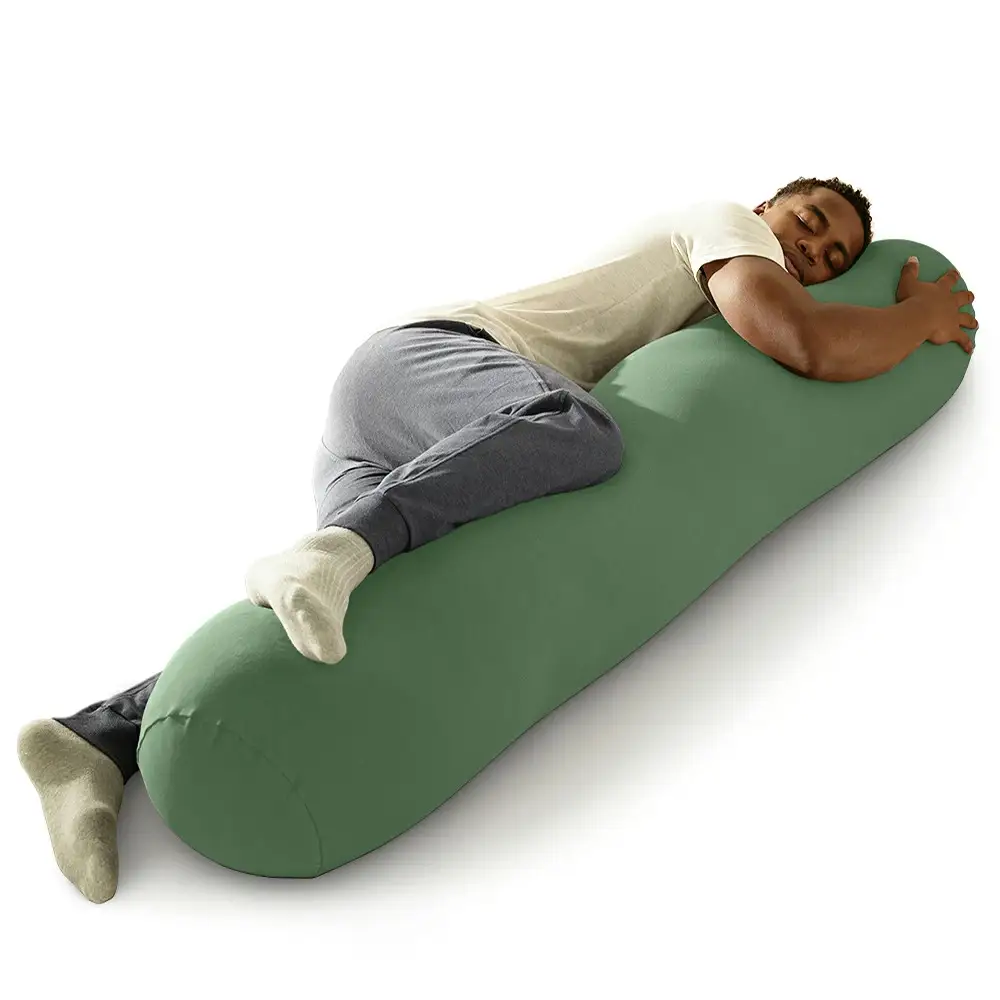 ビーズクッション Yogibo Roll Max (ヨギボー ロール マックス) オリーブグリーン [M377-2OV]