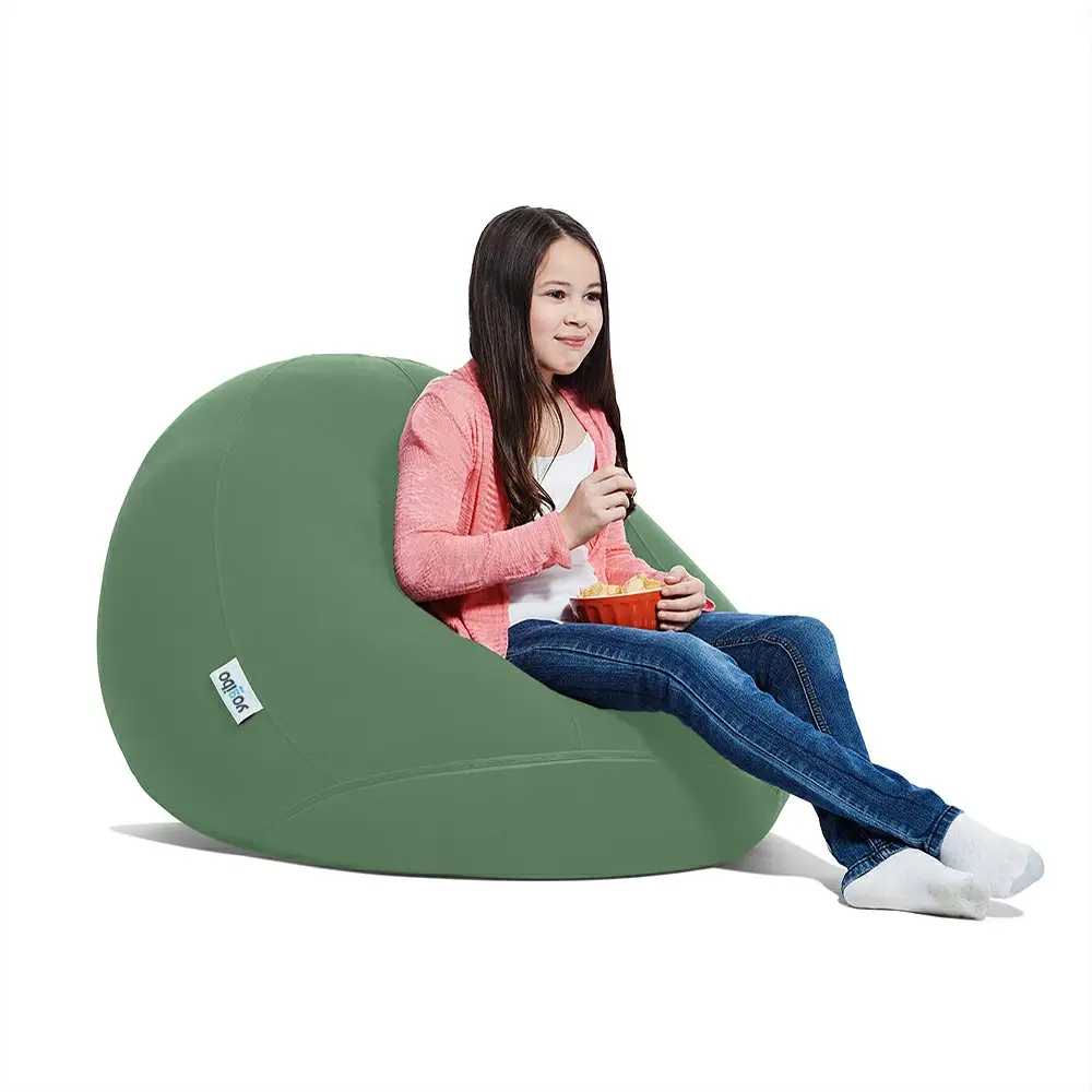 ビーズクッション Yogibo Drop (ヨギボー ドロップ) オリーブグリーン [M535-1OV] クッション 椅子 ビーズソファ ソファ ビーズクッション ローソファ インテリア 家具 送料無料