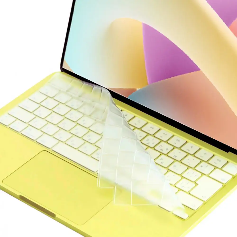 【堺市企画】Macbook 極薄キーボードカバー Air/Pro/Neo対応 日本語JIS配列 マットクリア