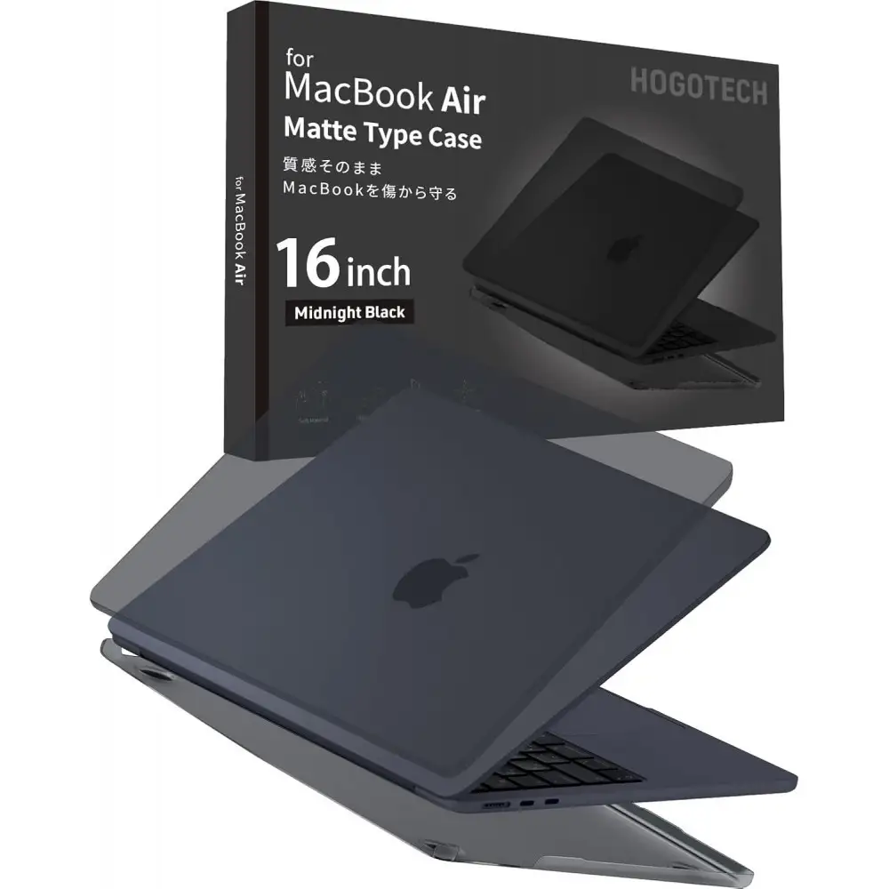 【堺市企画】Macbook カバー Pro16inch スペースブラック HOGOTECH