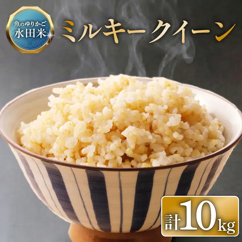 【令和8年産】 環境こだわり栽培 ミルキークイーン 10kg 玄米 ひこにゃん米 ミルキークイン 米 こめ 令和8年 新米 玄米ご飯 滋賀 彦根