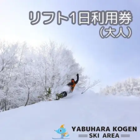 やぶはら高原スキー場 リフト大人1日引換券【1513063】