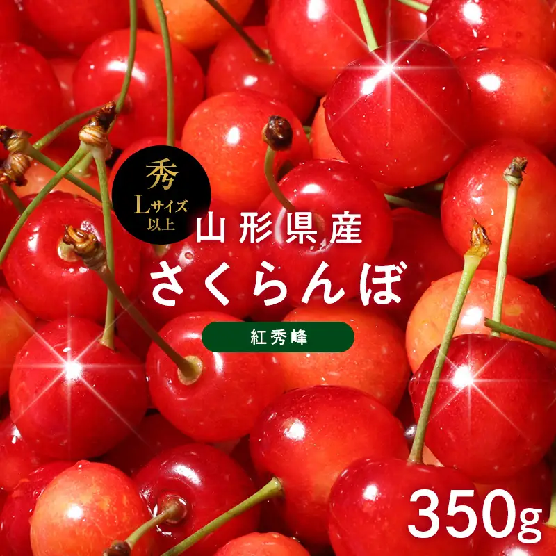FYN6-620 ≪2027年先行予約≫山形県産 さくらんぼ 紅秀峰 350g 秀品 L以上 バラパック詰め 2027年6月中旬から順次発送 果物 くだもの フルーツ サクランボ チェリー 贈答 贈り物 ギフト プレゼント 自宅 家庭 産地直送 山形県 西川町 月山