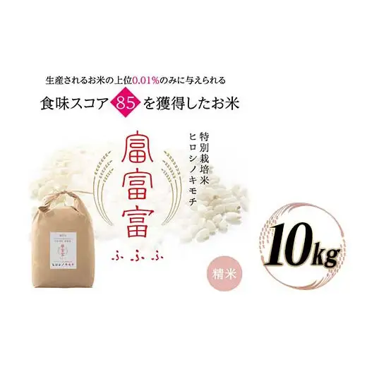令和8年度　新米 富山県ブランド米 富富富 精米 10kg ふふふ ブランド米 国産 米 お米 日本米 ギフト 贈り物 備蓄 防災 食品 陽咲玲 はるざれ F6T-1052