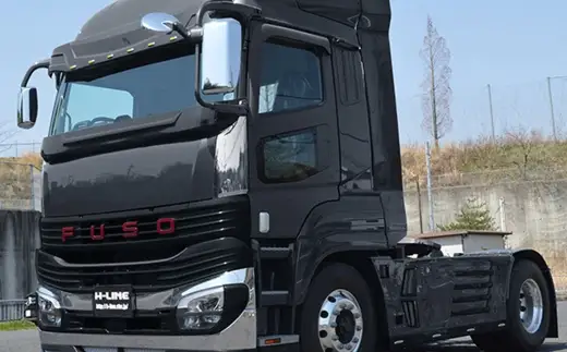 新型24FUSO フロントスポイラー 3P トラック 車 カー カー用品 エアロパーツ パーツ カスタムパーツ カスタム