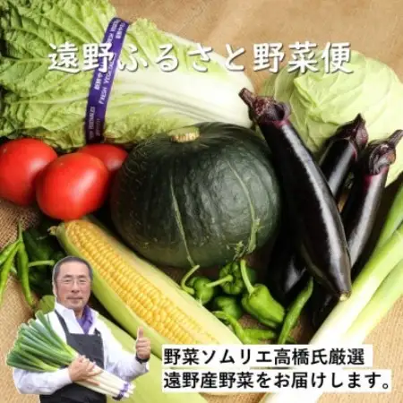 遠野ふるさと野菜便《野菜ソムリエ 厳選》/ 岩手県 遠野市産 野菜セット詰め合わせ【配送不可地域：離島】【1519347】