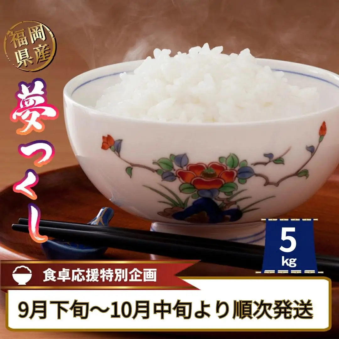 〈令和8年産〉福岡県産 「夢つくし」5kg 数量限定 精米