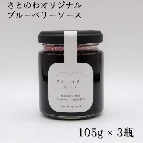 ブルーベリーソース＊１０５ｇ × ３瓶