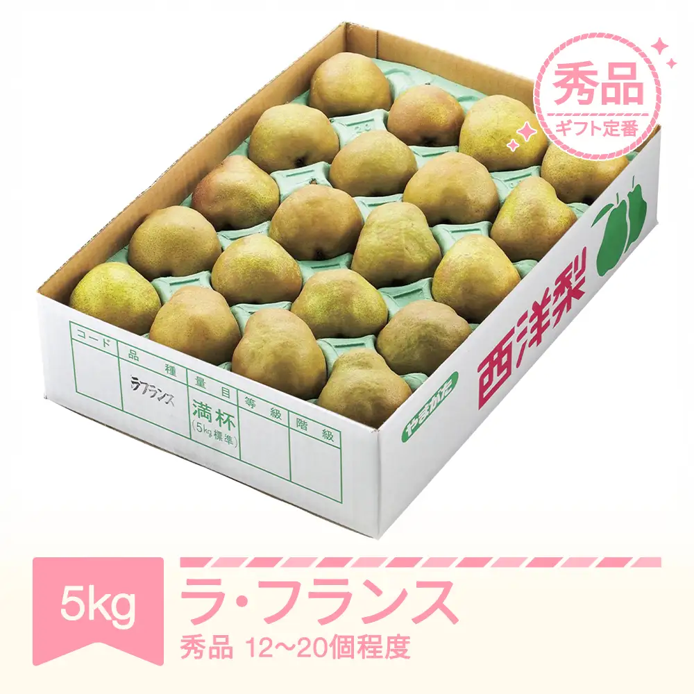 ラ・フランス 秀品 約5kg 令和8年産 sb-lasyx5