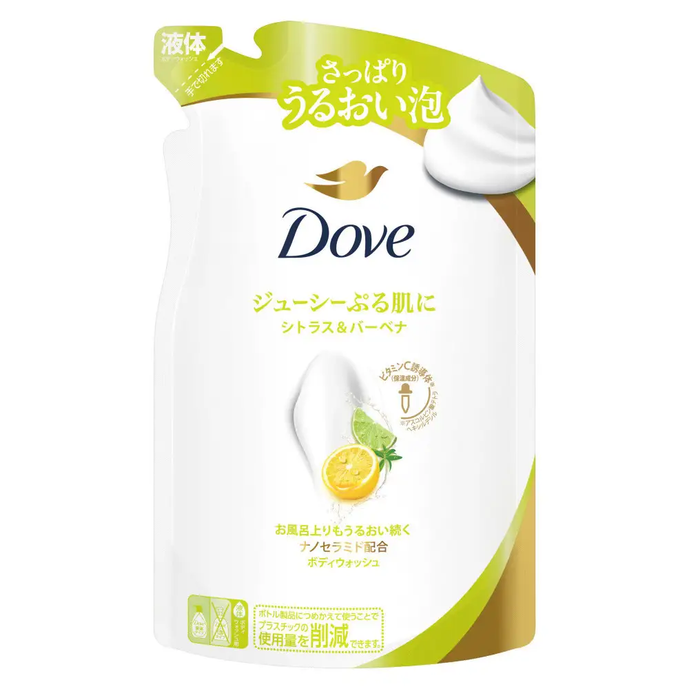 ダヴ ボディウォッシュ シトラス＆バーベナ つめかえ用 300g×6