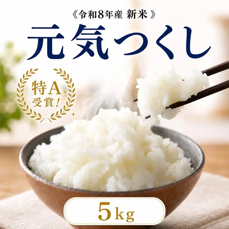 《令和8年産 新米 》  元気つくし 5kg 白米 ｜米 TBS