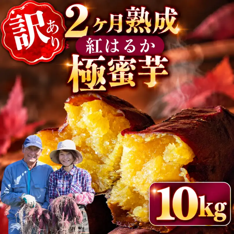 【 訳あり 】 さつまいも サツマイモ 紅はるか 10kg 生芋