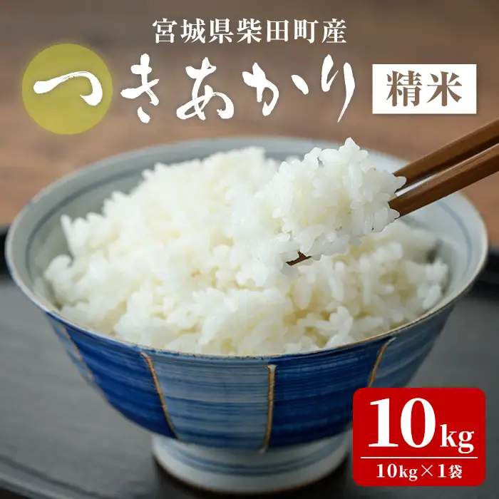 【令和8年産 新米】＜先行予約受付中！R9年1月中旬から順次発送予定＞ つきあかり 精米 10kg 柴田町産 お米 おこめ ご飯 ごはん おにぎり お弁当 【農事組合法人桜花爛漫】sh222