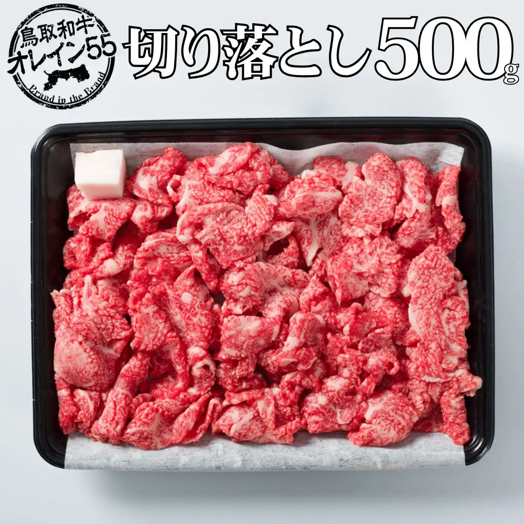 鳥取和牛 500g 切り落とし オレイン55 | 国産 和牛 肉 厳選 84MZ