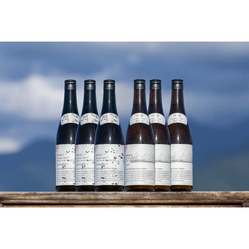 【化粧箱付き】八海山 ニセコ蝦夷富士 吟醸酒・純米大吟醸詰合せ【720ml×各3本】