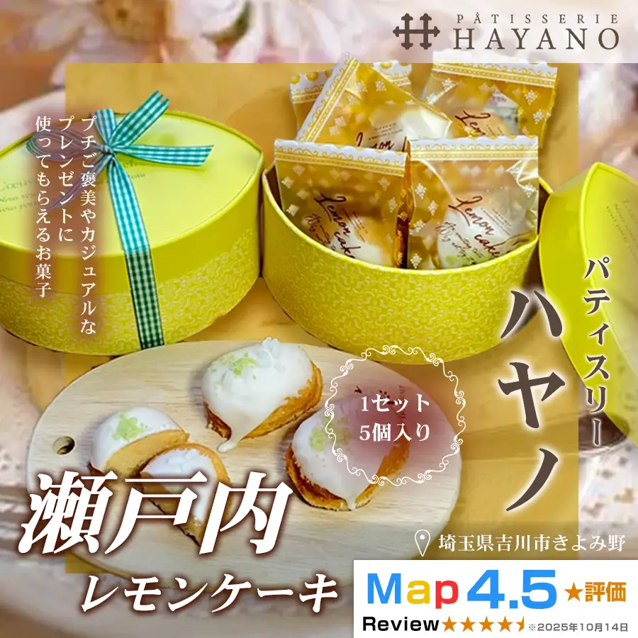 009-012S　ハヤノ瀬戸内レモン１セット（５個入り）YSKBV053