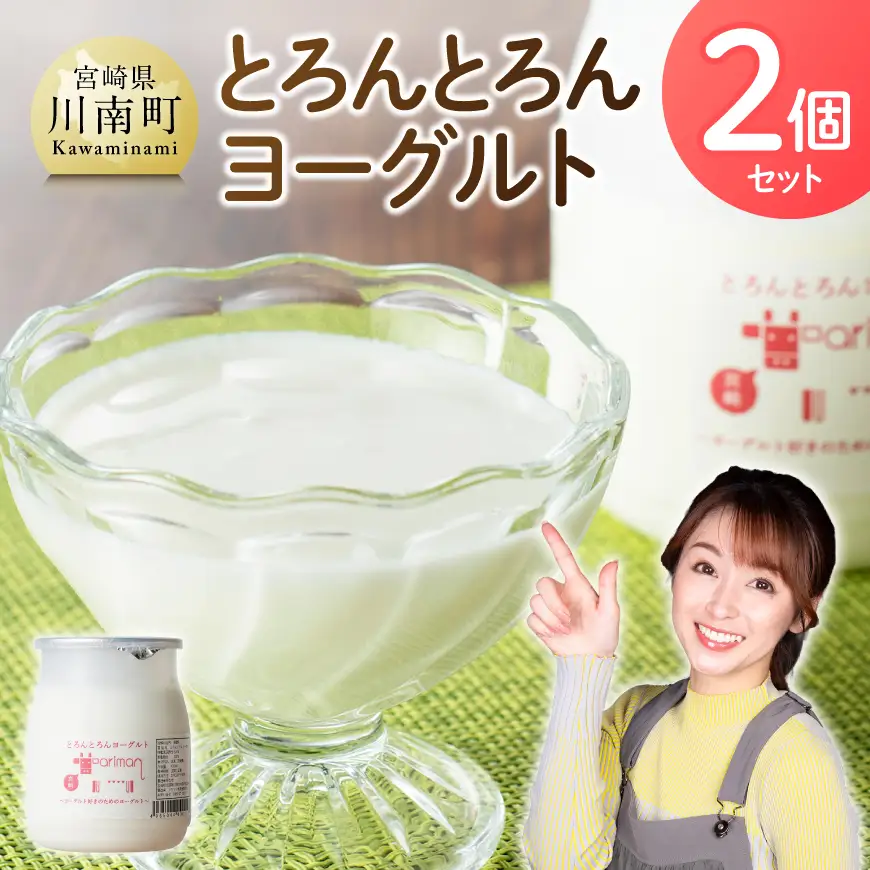 とろんとろんヨーグルト2個セット【 トロントロンヨーグルト トロントロン アリマン 乳製品 乳 加工品 牛乳 ヨーグルト 乳 】 
