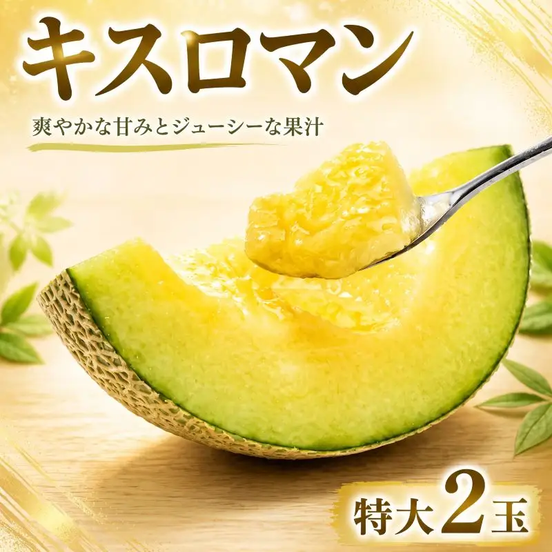 【2027年先行予約】 メロン キスロマン 特大 1.6kg以上 2玉 計3.2kg以上 茨城 果物 くだもの フルーツ 果実 青肉 青肉メロン 国産 めろん meron melon 旬 デザート 産地直送 農家直送 数量限定 期間限定 旬 お取り寄せ プレゼント ギフト 贈り物 ふるさと納税メロン 茨城県 鉾田市 ほこたメロン 佐藤農園