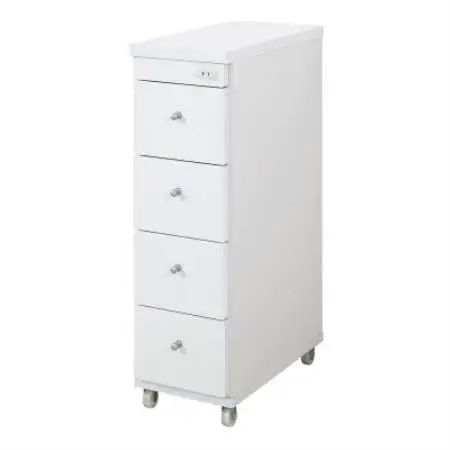 隙間収納ワゴン　幅25cm×奥行44cm　RSW-2544W【1780755】