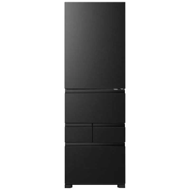 ハイセンス  【標準設置費込み】冷蔵庫 5ドア 450L 右開き 真ん中野菜室 Connect Life 幅59.8cm ブラッシュドメタルブラック HR-DCH450KK 【 家電 人気 おすすめ 】 【kw0085-0099】