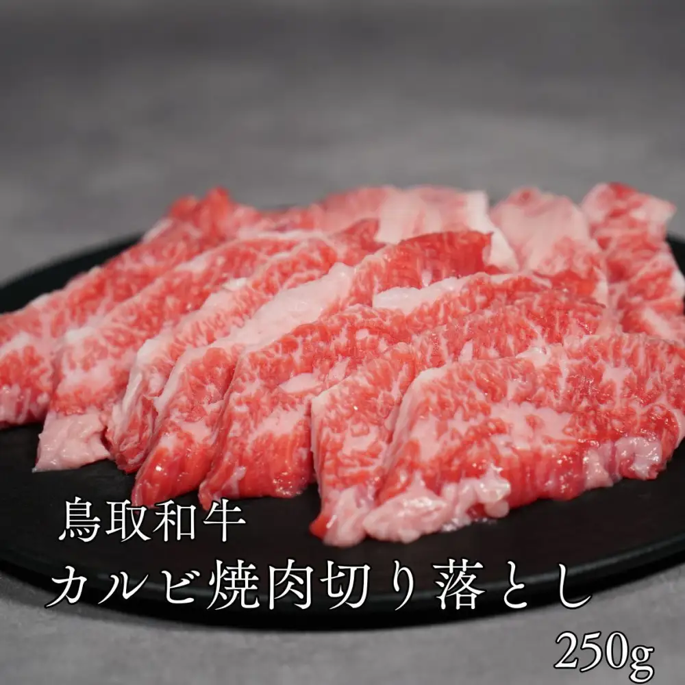 鳥取和牛カルビ焼肉切り落とし　250ｇ