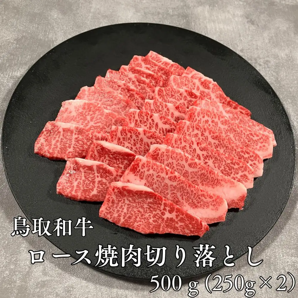 鳥取和牛ロース焼肉切り落とし　500ｇ（250g×2P）