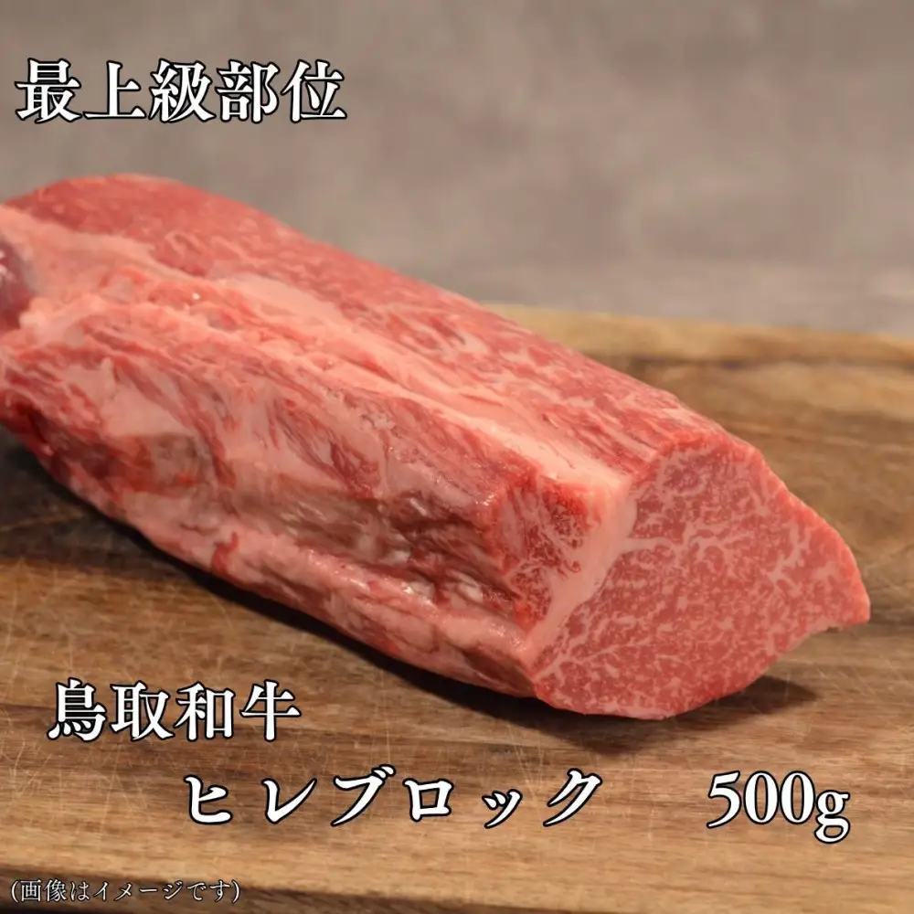 鳥取和牛　ヒレブロック500g