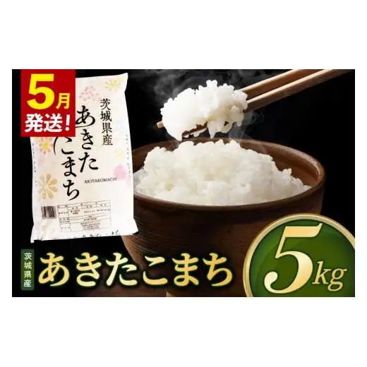 米 あきたこまち 精米 5kg 令和8年産 茨城県産 お米 こめ コメ ごはん 白米 アキタコマチ 茨城県産米 単一米 単一原料米 安心 安全 送料無料 国産 人気 数量限定 （85-R8i133_05）