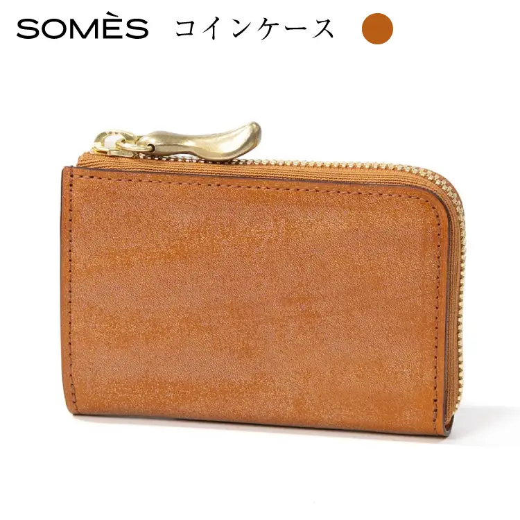 SOMES WF-29 コインケース キャメル