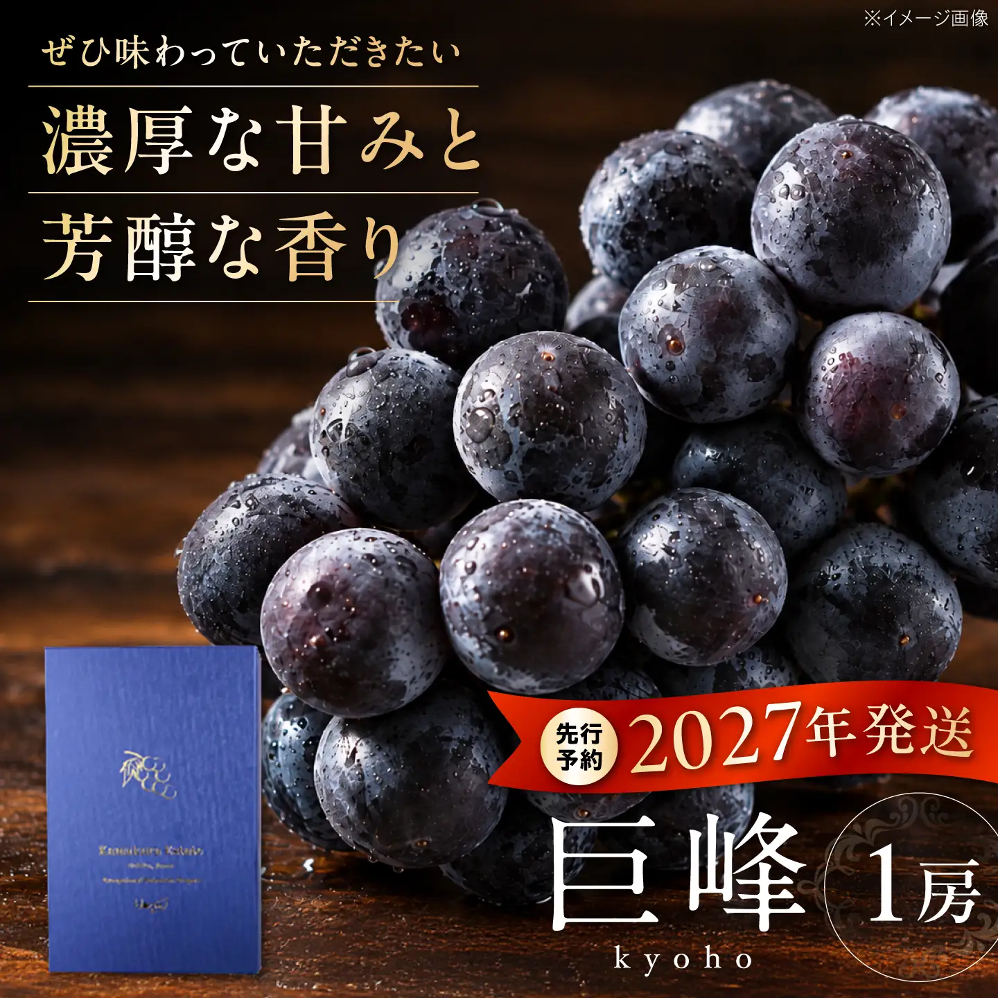 【2027年発送 先行予約】種なし巨峰1房 BKBI003 ぶどう