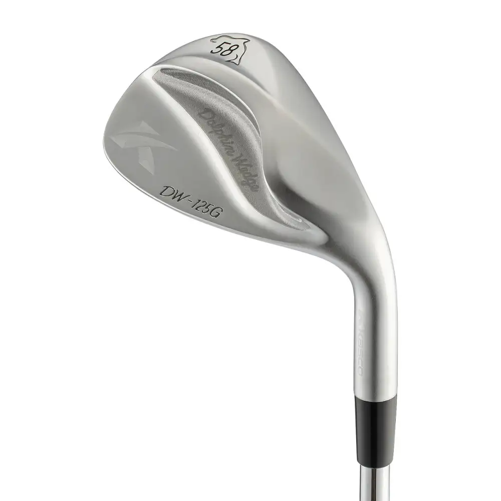 【58°】ゴルフクラブ ドルフィンウェッジ DW-125G メンズ ハイスピン フェース面ノーメッキ仕上げ カーボンシャフト ウェッジフレックスDolphin DP231 kasco キャスコ