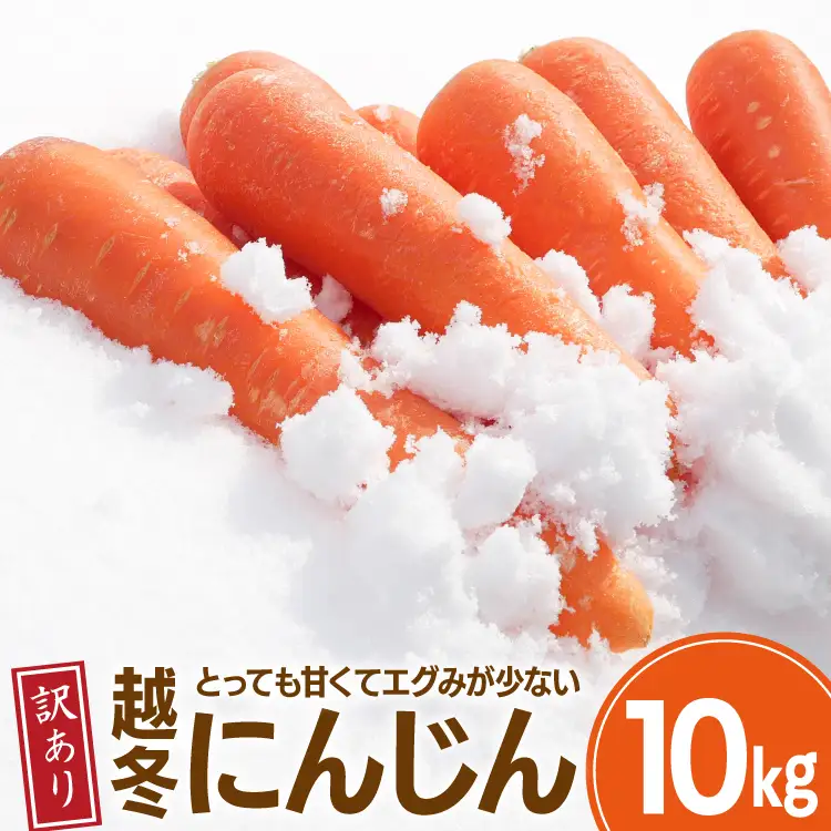 にんじん 訳あり 10kg 北陸富山の越冬人参！【期間限定発送】 | 富山県