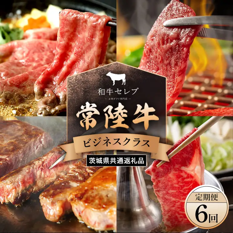 【和牛セレブ】常陸牛 定期便「ビジネスクラス」 KM-047