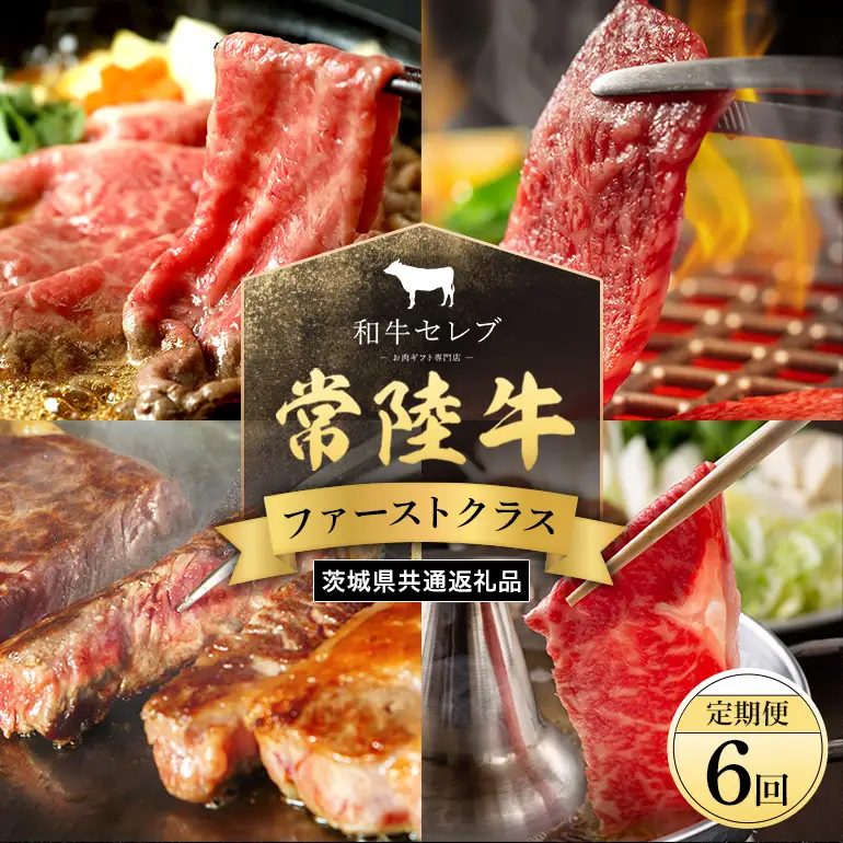 【和牛セレブ】常陸牛 定期便「ファーストクラス」 KM-048