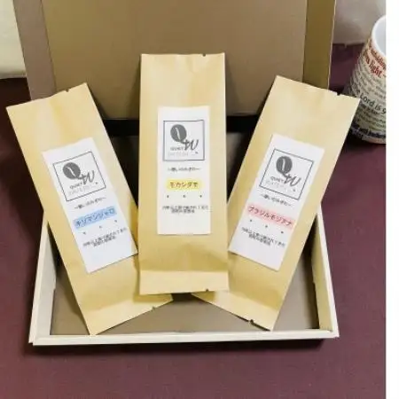 コーヒーアソートセット　100g × 3種類(豆)キリマンジャロ、ブラジルモジアナ、モカシダモ【1745477】