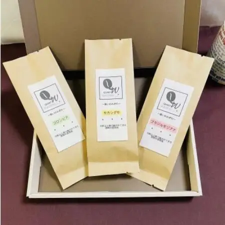 コーヒーアソートセット　100g × 3種類(豆)コロンビア、ブラジルモジアナ、モカシダモ【1783230】