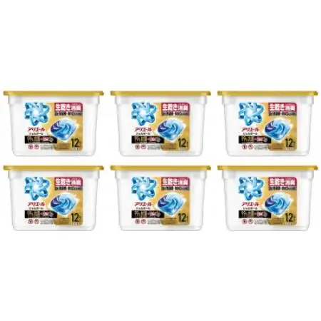P＆G　アリエールジェルボール プロパワー　99%抗菌+防カビ　本体(12個入り)×6個【1749031】