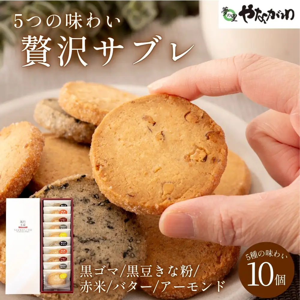 クッキー 贅沢サブレ 5種10枚入り クッキー