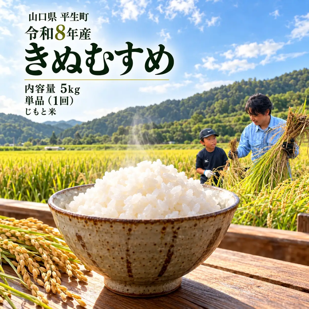 令和8年度産 山口県産 きぬむすめ 5㎏ 