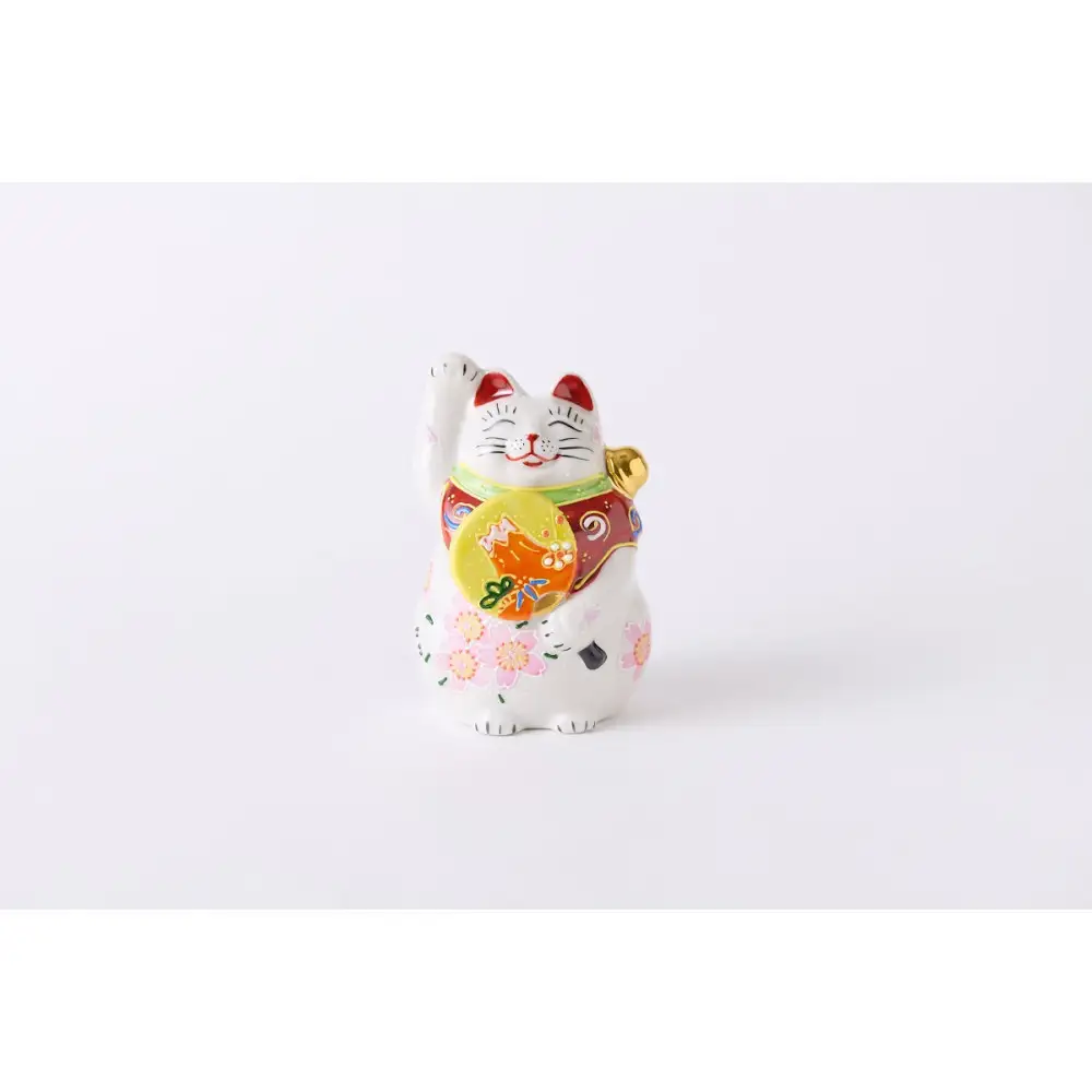 3.5号左団扇招き猫　桜盛