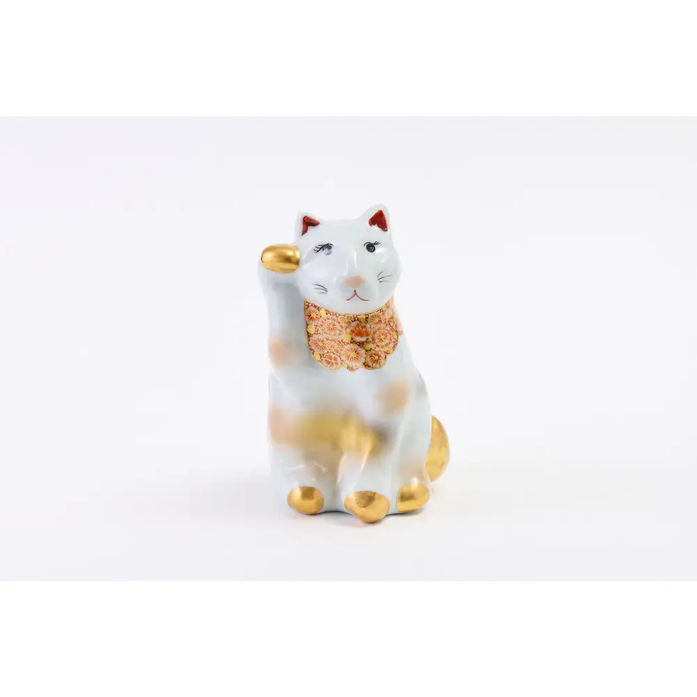 6号招き猫　金襴手