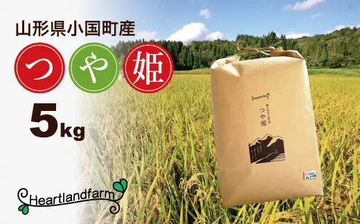 【令和８年産 新米】山形県小国町産 つや姫5kg　小国地産