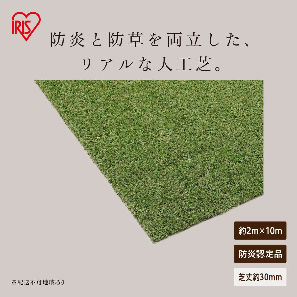 防炎防草人工芝 2ｍ×10ｍ BPB-30210