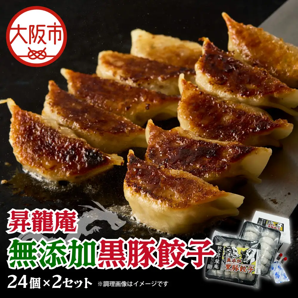 昇龍庵 無添加黒豚餃子 ― 至福の逸品 ―_OS385-0001